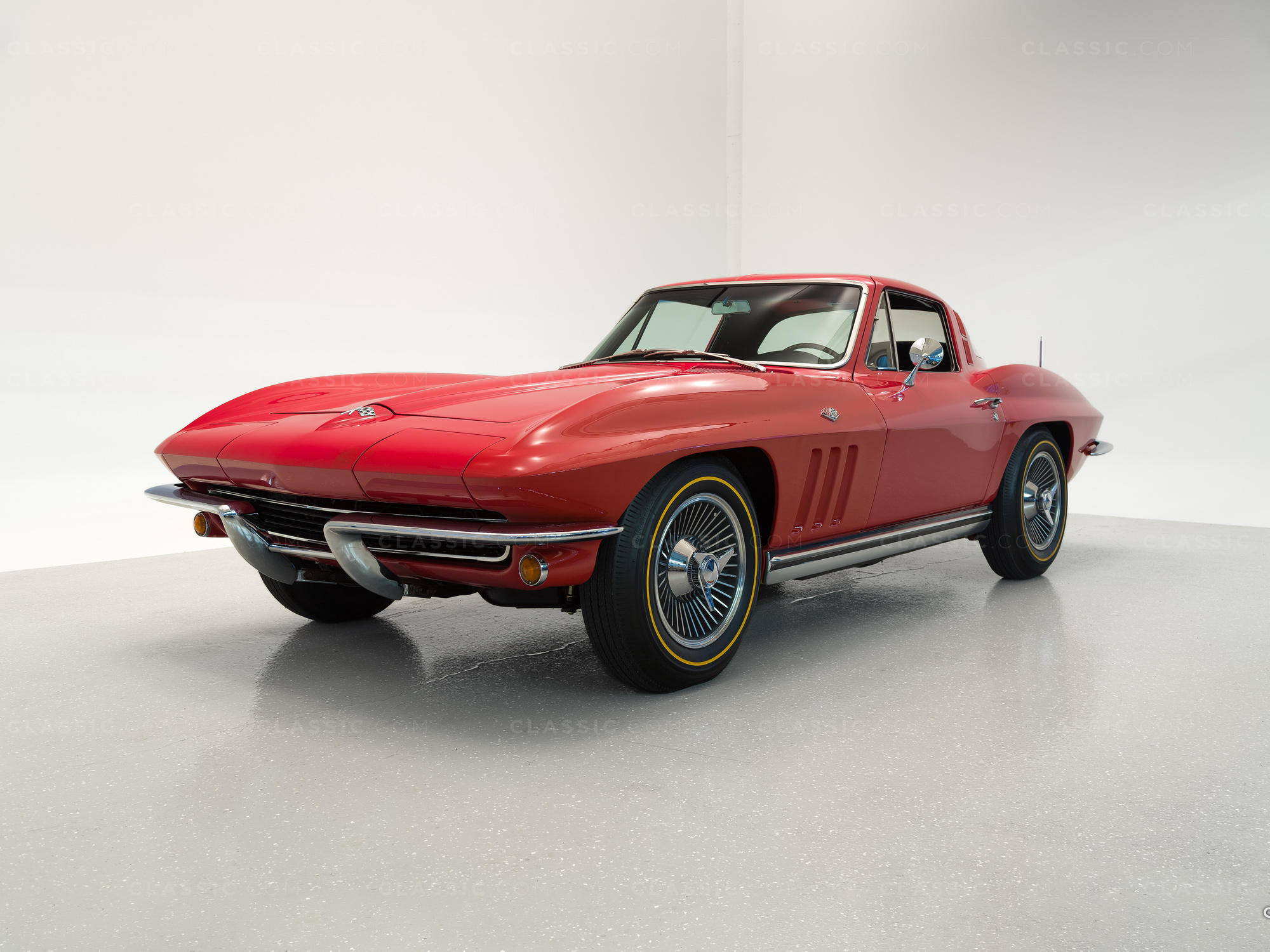 1965 Corvette Coupe Sting Ray - Rally Red 194375S112309 - Studio