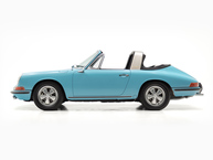 Classic Motors - 1967 Porsche 911S 2.0L Soft-Window Targa Crystal Blue 500667S - Studio