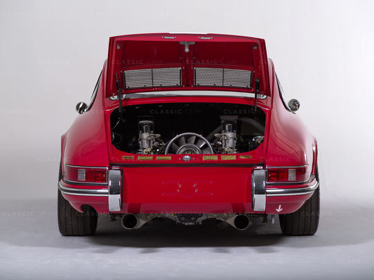 1967 Porsche 911 Trans AM Race Car Polo Red 308107