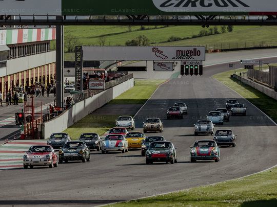 The Classic Motor Company - 1968 Porsche 911 Race Car Yellow 11835003 - 2024 04 05 Muguello Race