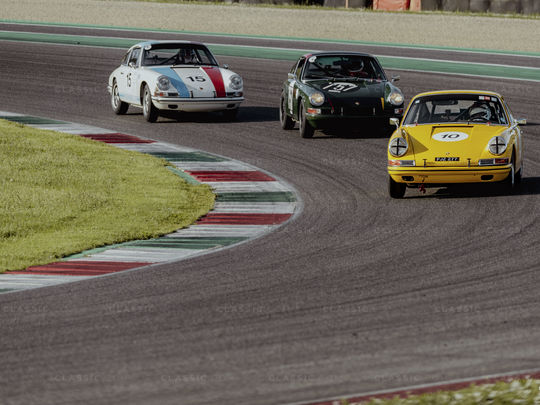 The Classic Motor Company - 1968 Porsche 911 Race Car Yellow 11835003 - 2024 04 05 Muguello Race