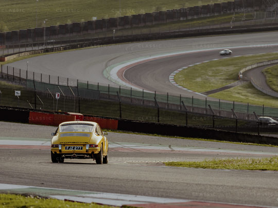 The Classic Motor Company - 1968 Porsche 911 Race Car Yellow 11835003 - 2024 04 05 Muguello Race