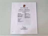 1971 Porsche Targa 911 E Silver 9111210476 COA