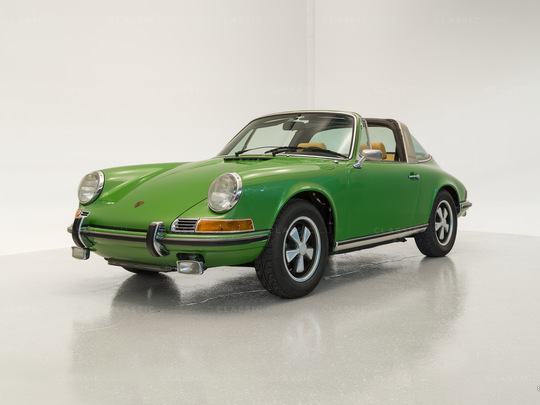 1971 Porsche 911 Targa Green VIN 9111113275