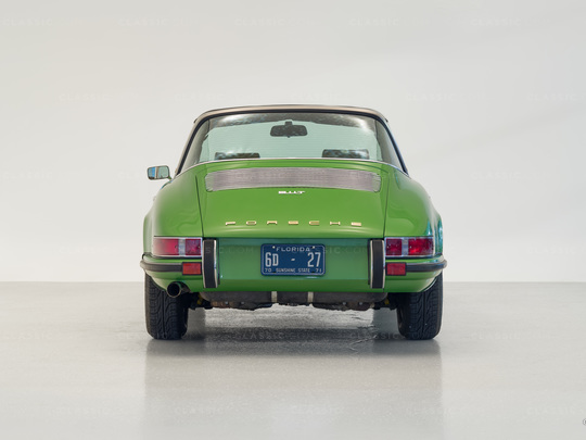 1971 Porsche 911 Targa Green VIN 9111113275