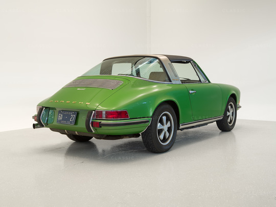 1971 Porsche 911 Targa Green VIN 9111113275