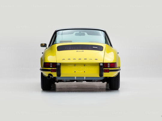 1973 Porsche 911S Targa Yellow 9113210103 Studio