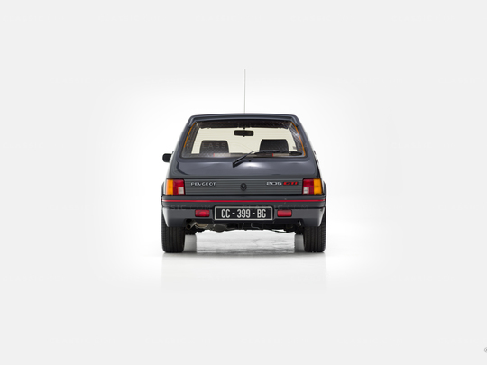 1987 Peugeot 205 GTI 19 VF3741C8607718365 - Studio