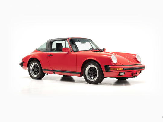 Drive Straat - 1987 Porsche 911 Carrera Targa Red  WP0EB0919HS160759 - Studio Corrected