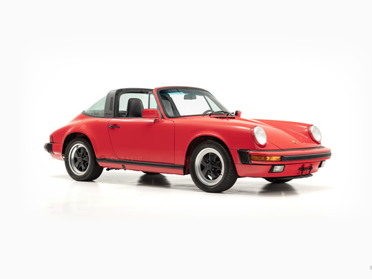 Drive Straat - 1987 Porsche 911 Carrera Targa Red  WP0EB0919HS160759 - Studio Corrected