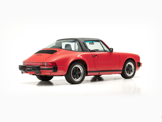 Drive Straat - 1987 Porsche 911 Carrera Targa Red  WP0EB0919HS160759 - Studio Corrected
