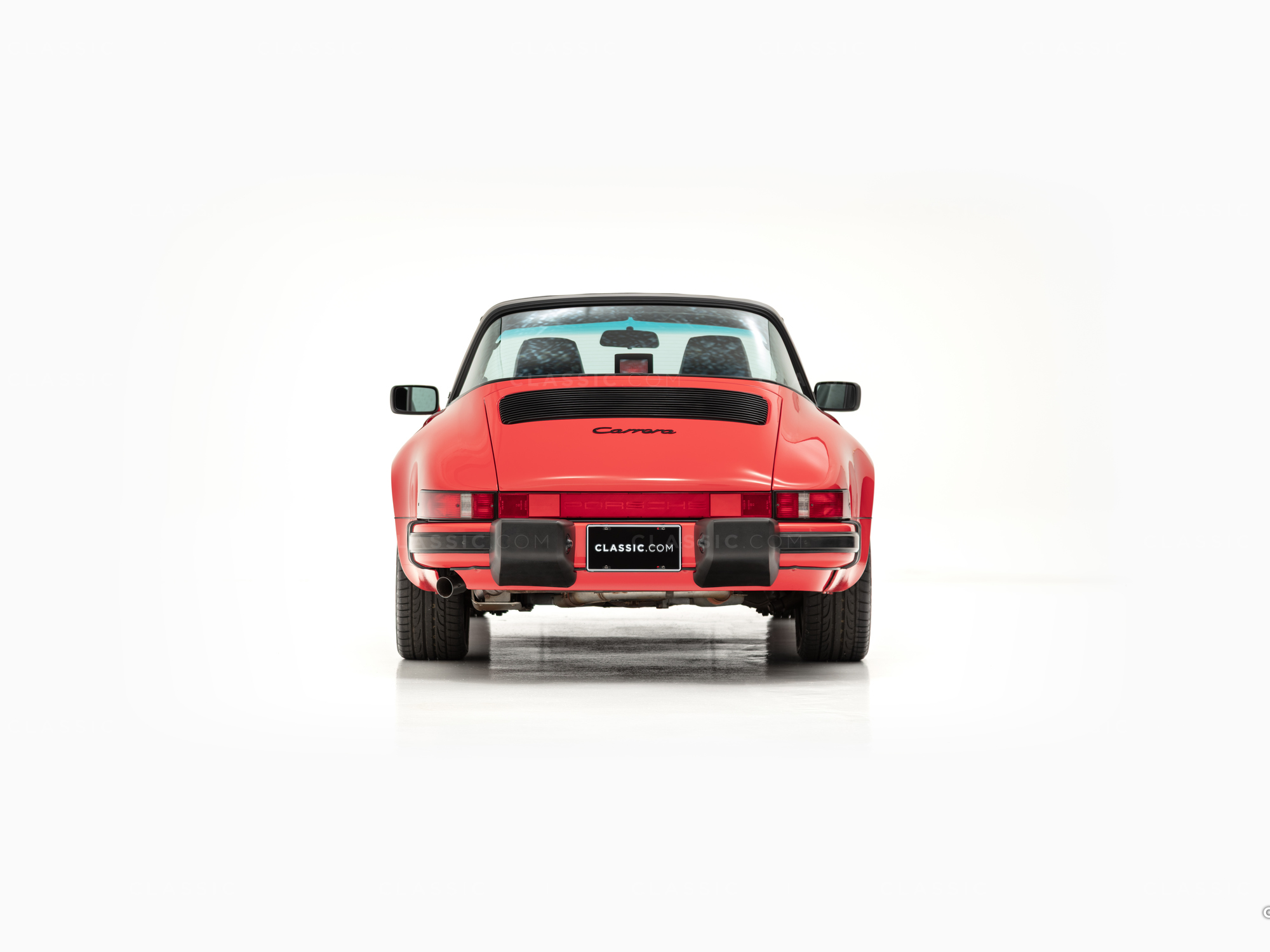 Drive Straat - 1987 Porsche 911 Carrera Targa Red  WP0EB0919HS160759 - Studio Corrected