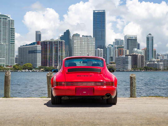 1989 Porsche 964 Carrera 4 Guards Red WP0AB092KS45 Outdoors
