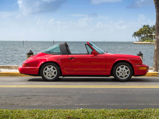 1991 Porsche 964 Carrera 2 Targa Guards Red P0BB2964MS440108