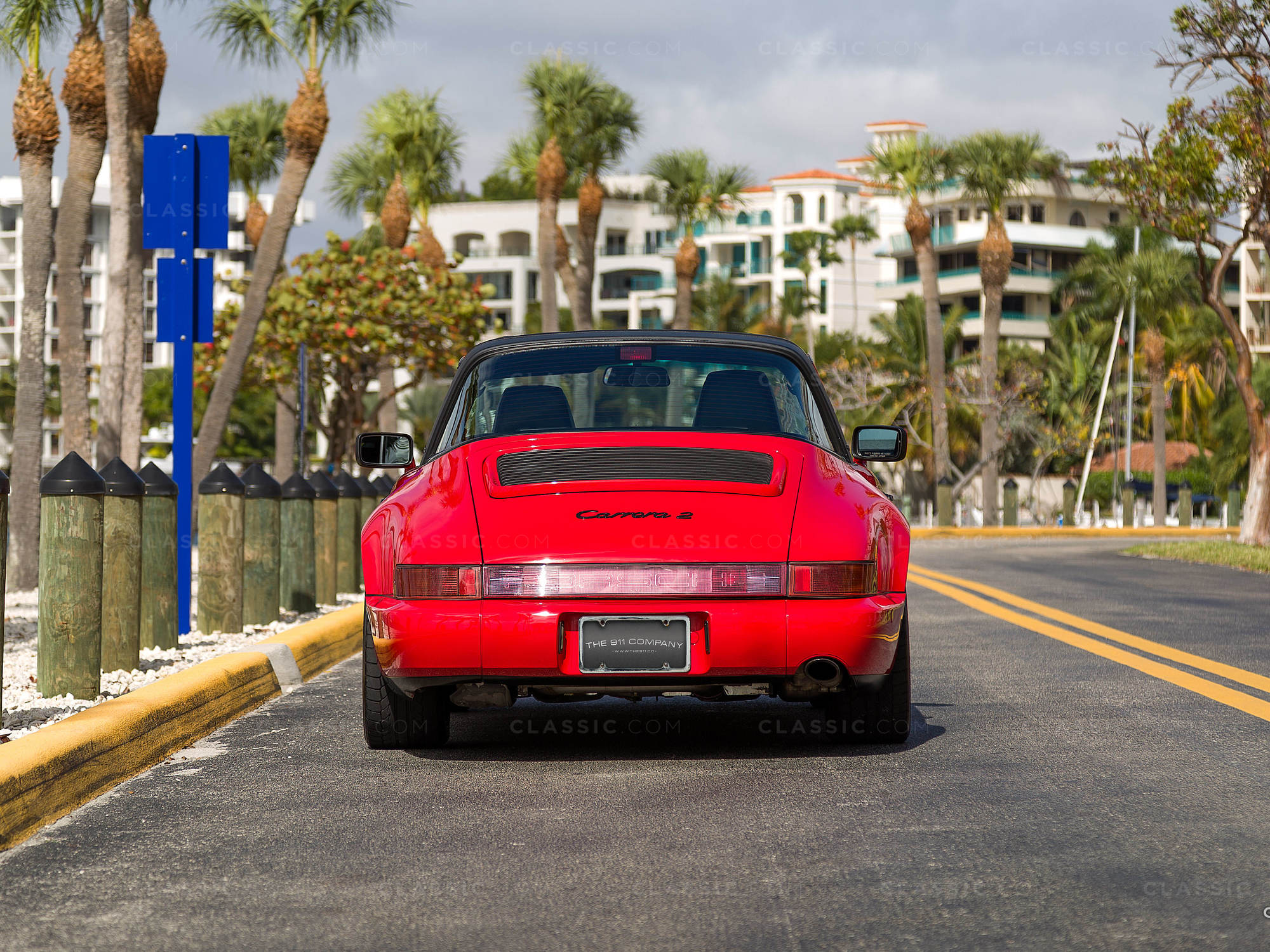 1991 Porsche 964 Carrera 2 Targa Guards Red P0BB2964MS440108