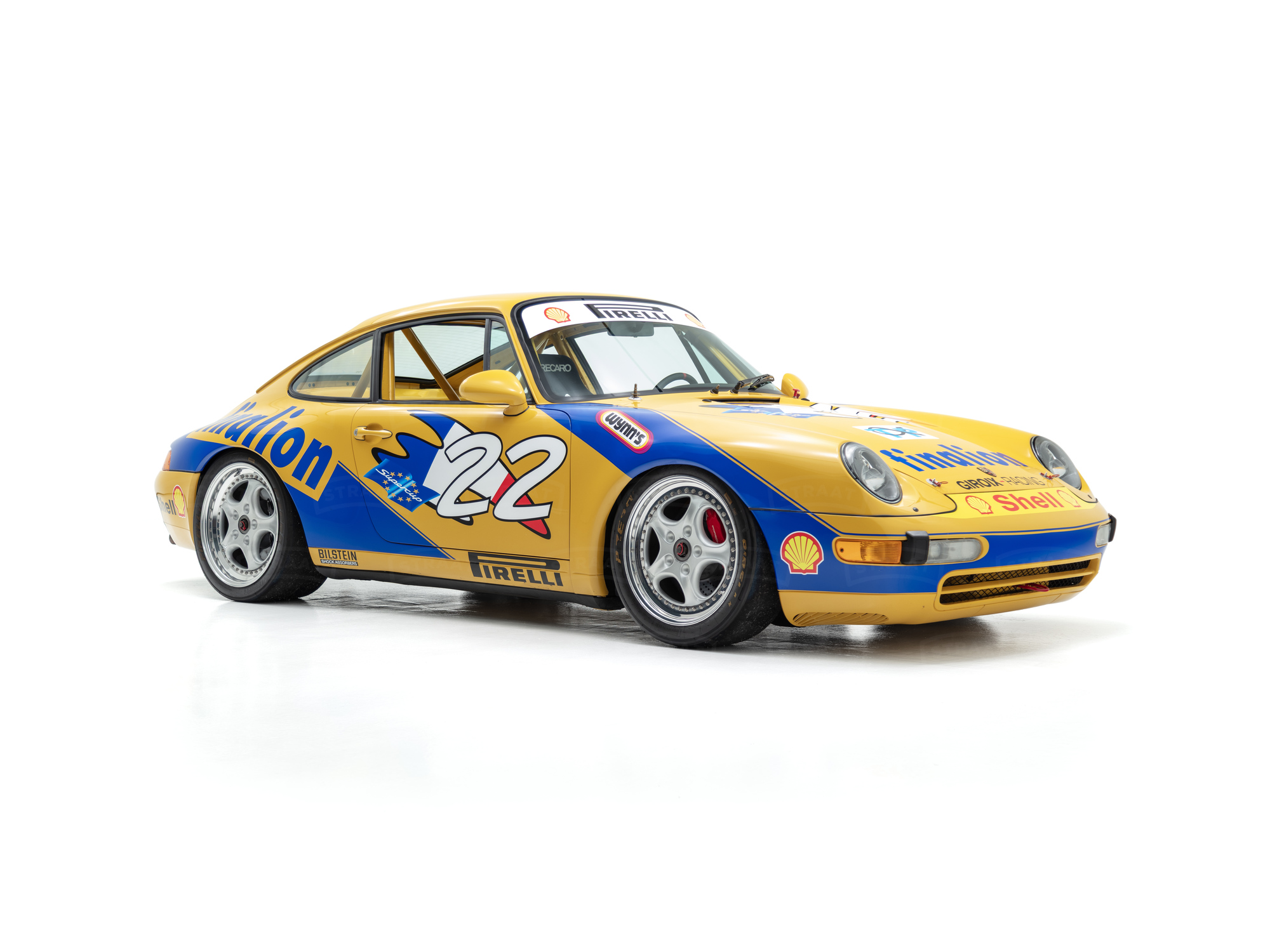 1994 Porsche 911 Cup - WP0ZZZ997RS398097 - Yellow - Studio