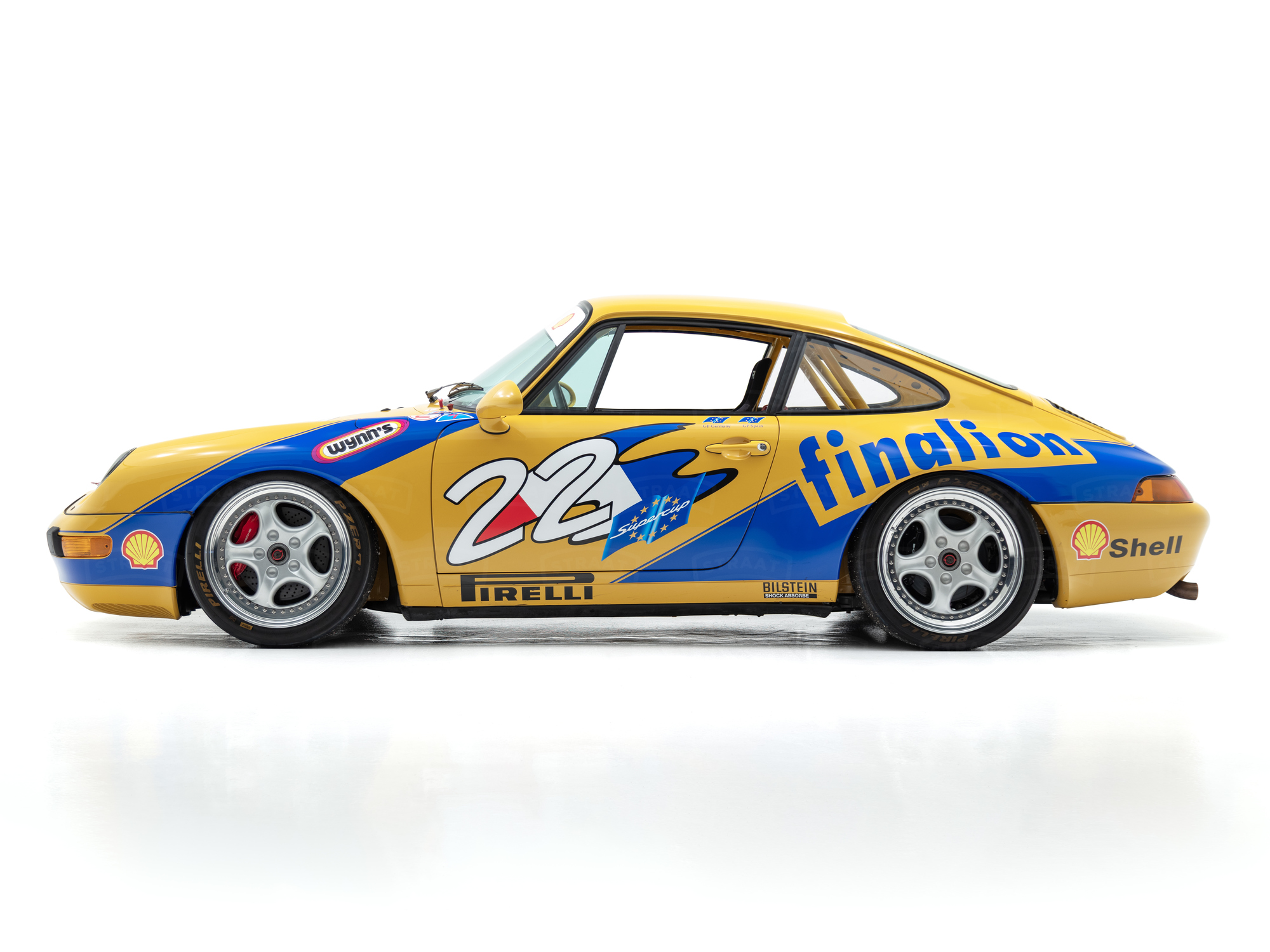 1994 Porsche 911 Cup - WP0ZZZ997RS398097 - Yellow - Studio