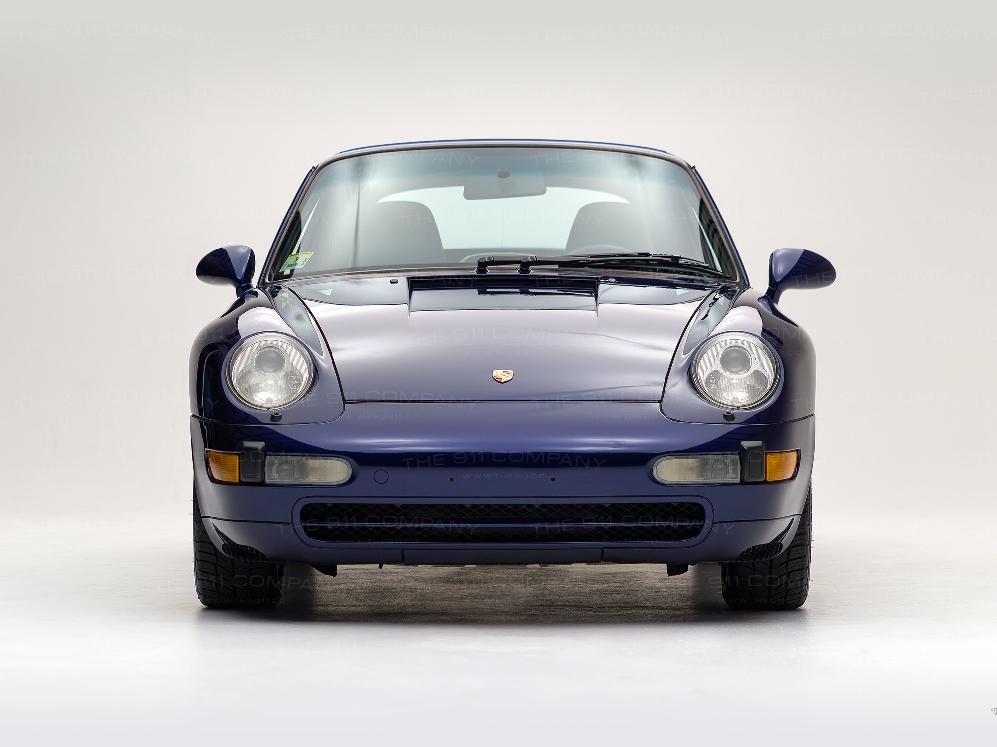 1995 Porsche 993 Cabriolet Iris Blue Pearl WP0CA2995SS340243 Studio