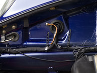 1995 Porsche 993 Cabriolet Iris Blue Pearl WP0CA2995SS340243 Studio