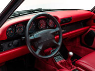 1996 Porsche 911 Carrera Coupe Black Flamenco Red Leather WP0AA2997TS322397