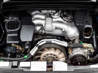 1996 Porsche 911 Carrera Coupe Black Flamenco Red Leather WP0AA2997TS322397