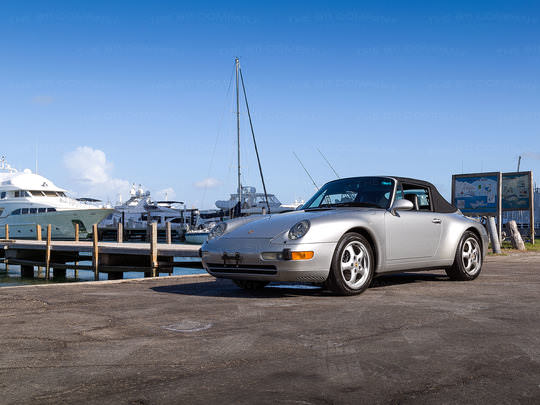 1997 Porsche 993 Carrera Cabriolet Silver WP0A2993VS34034 Outdoors