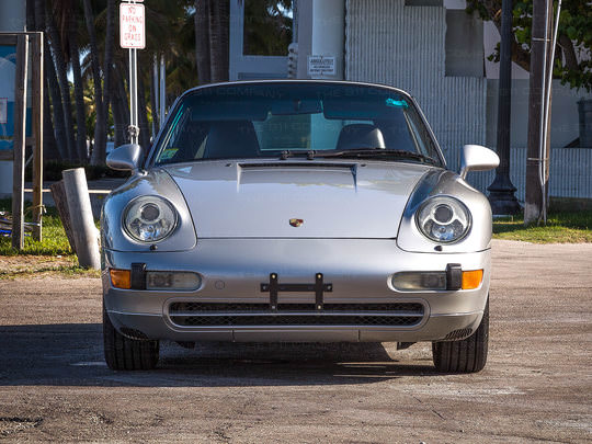 1997 Porsche 993 Carrera Cabriolet Silver WP0A2993VS34034 Outdoors