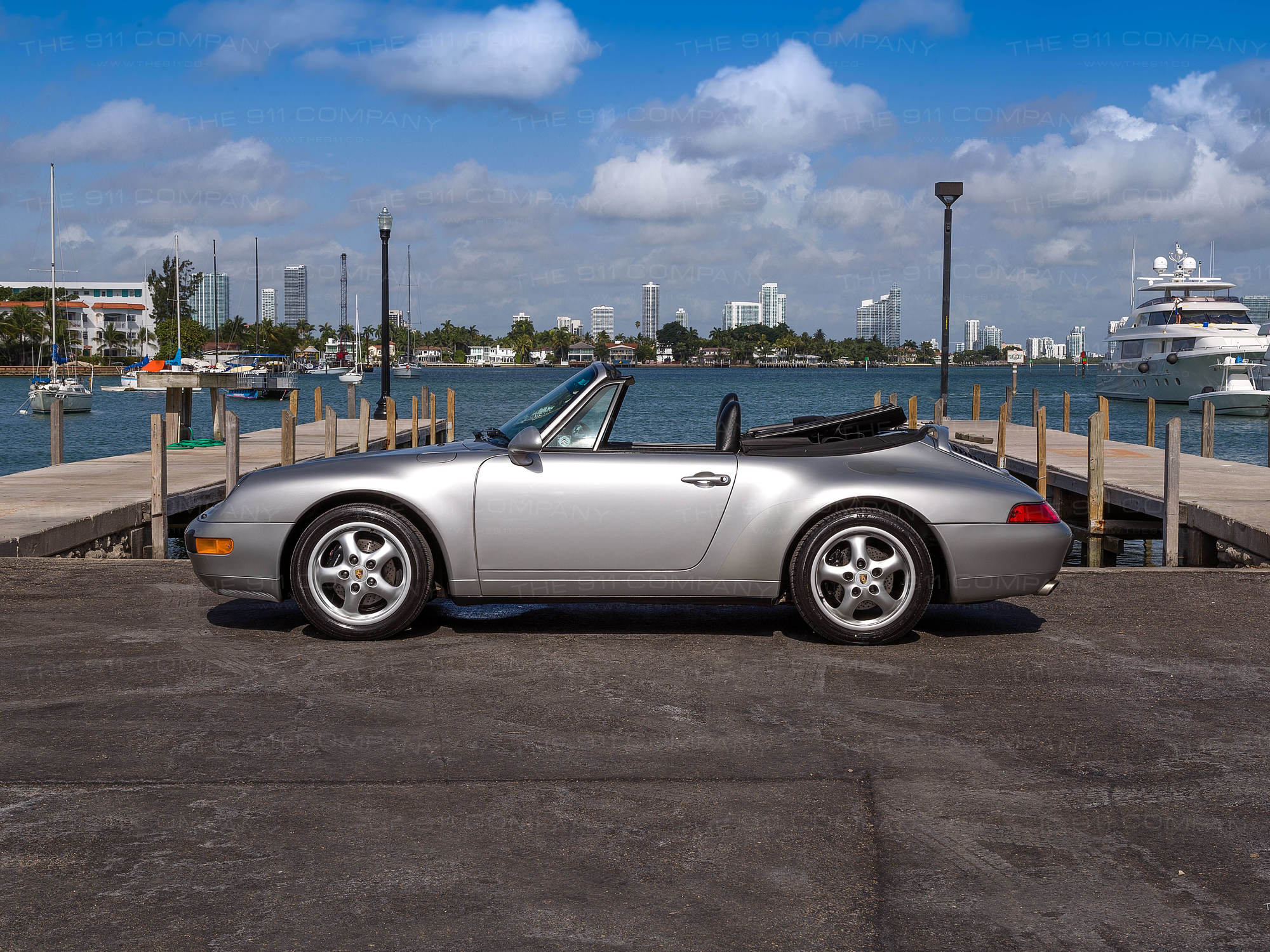 1997 Porsche 993 Carrera Cabriolet Silver WP0A2993VS34034 Outdoors