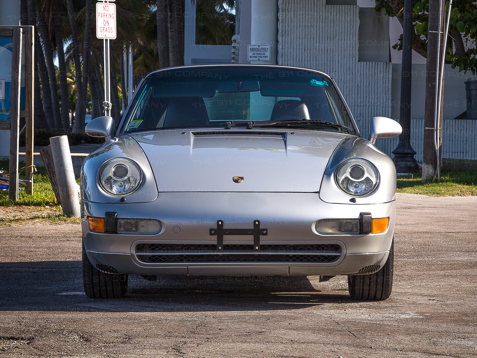 1997 Porsche 993 Carrera Cabriolet Silver WP0A2993VS34034 Outdoors
