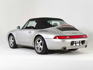 1997 Porsche 993 Carrera Cabriolet Silver WP0A2993VS34034 Studio