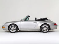 1997 Porsche 993 Carrera Cabriolet Silver WP0A2993VS34034 Studio
