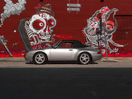 1997 Porsche 993 Carrera Cabriolet Silver WP0A2993VS34034 Outdoors