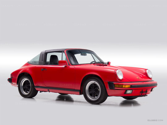 1987 Porsche 911 Carrera Targa Red WP0EB0919HS160759