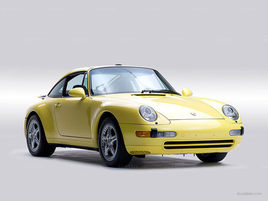 1997 Porsche 993 Targa Pastel Yellow WP0DA2998VS38